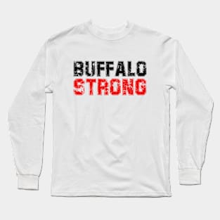 White Buffalo Strong Pray For Buffalo Long Sleeve T-Shirt